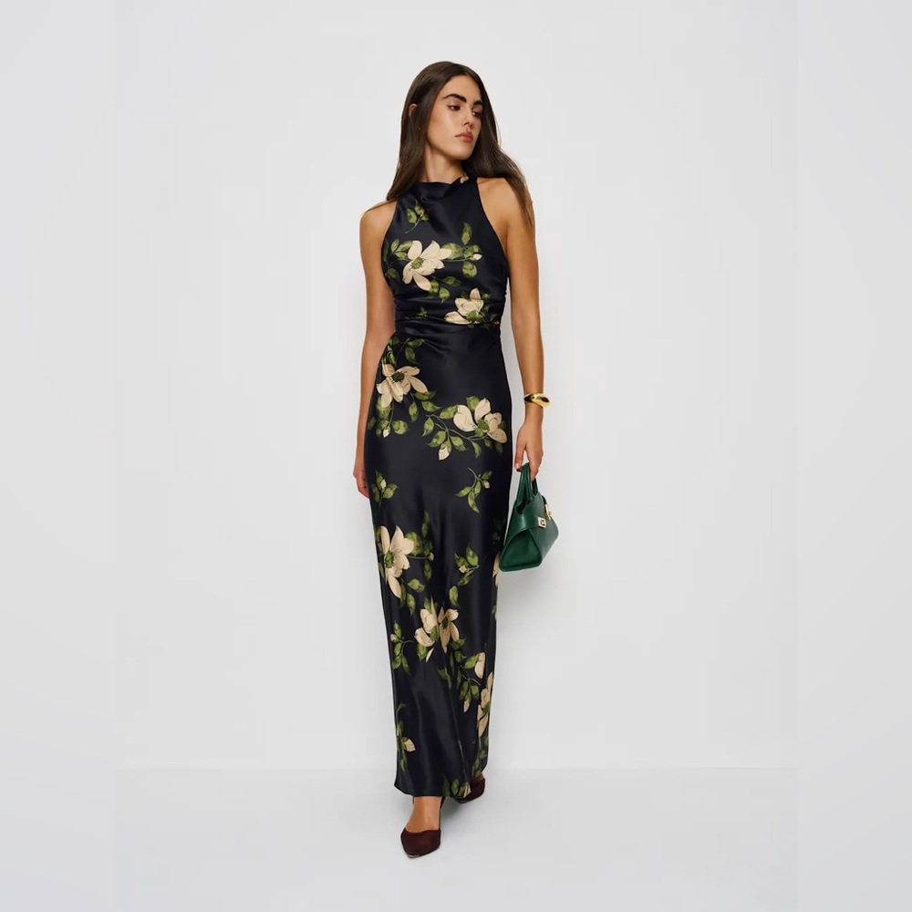 Reformation Anaiis Silk Dress In Mood For Love, NWOT, NEVER WORN, NO FLAWS. - Picture 4 of 16